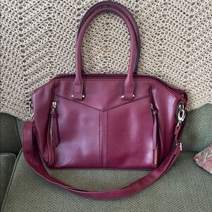 Elegant Burgundy Women's Bag